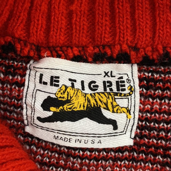Le Tigre vintage men’s sweater - Picture 3 of 4